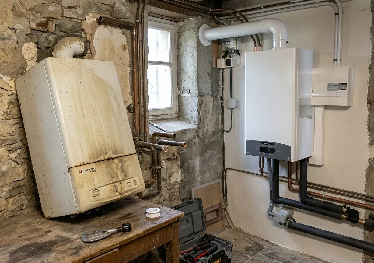 Remplacement de chaudière à Paris